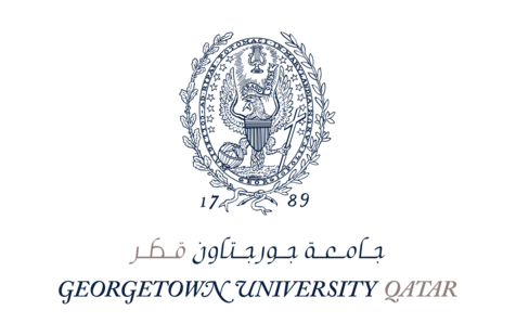 Georgetown University in Qatar logo