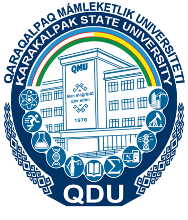 Karakalpak State University named after Berdak logo